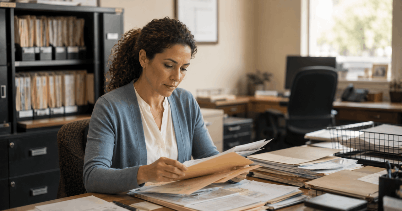 Visual showing one person as the single point of failure for law firm trust account management with no backup